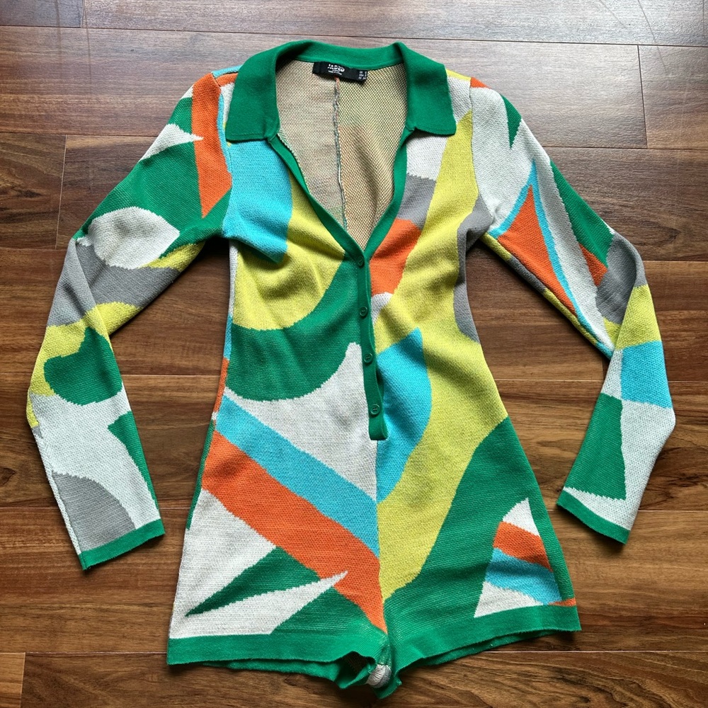 Jaded London Playsuit, Multicolor, Size US 2
